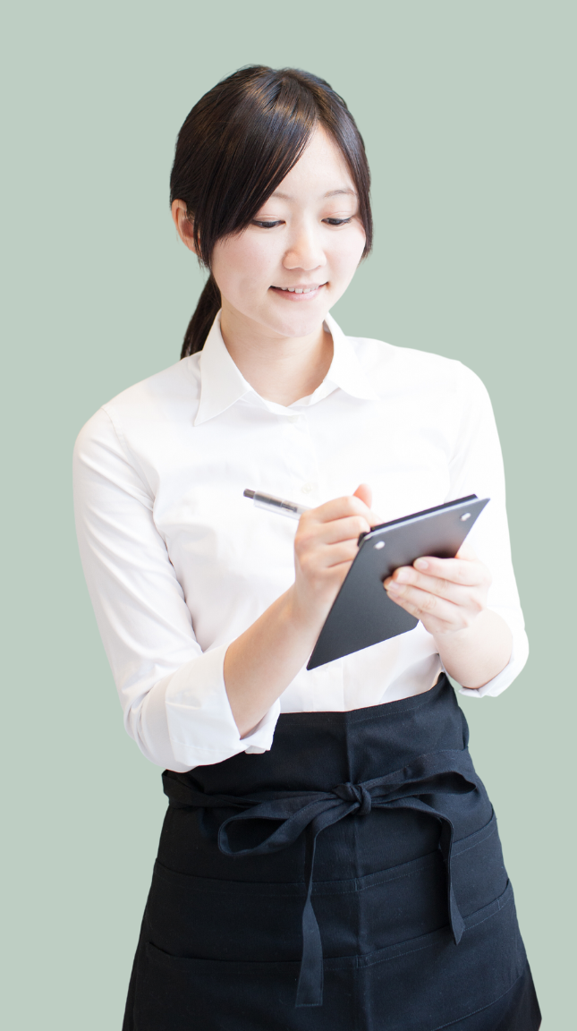 WAIST APRON WITH 3 COMPARTMENT POUCH