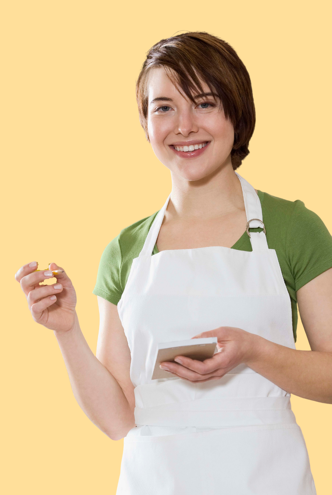 WIDE BIB BUTCHER APRON (LARGE PRINT AREA)